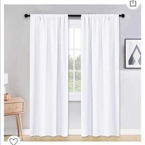 PONY DANCE CURTAINS - Pure White 42x90 (2 pieces)